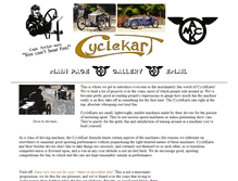 Tablet Screenshot of cyclekarts.com